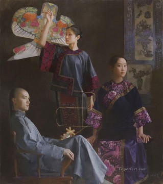 中国 Painting - 中国から来たリラ